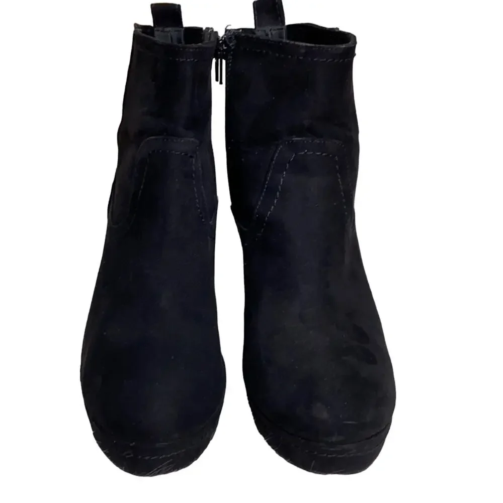 H&M black suede